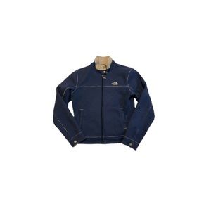 The North Face Vintage Blue Microsuede Fleece Jacket - Women’s Size Small